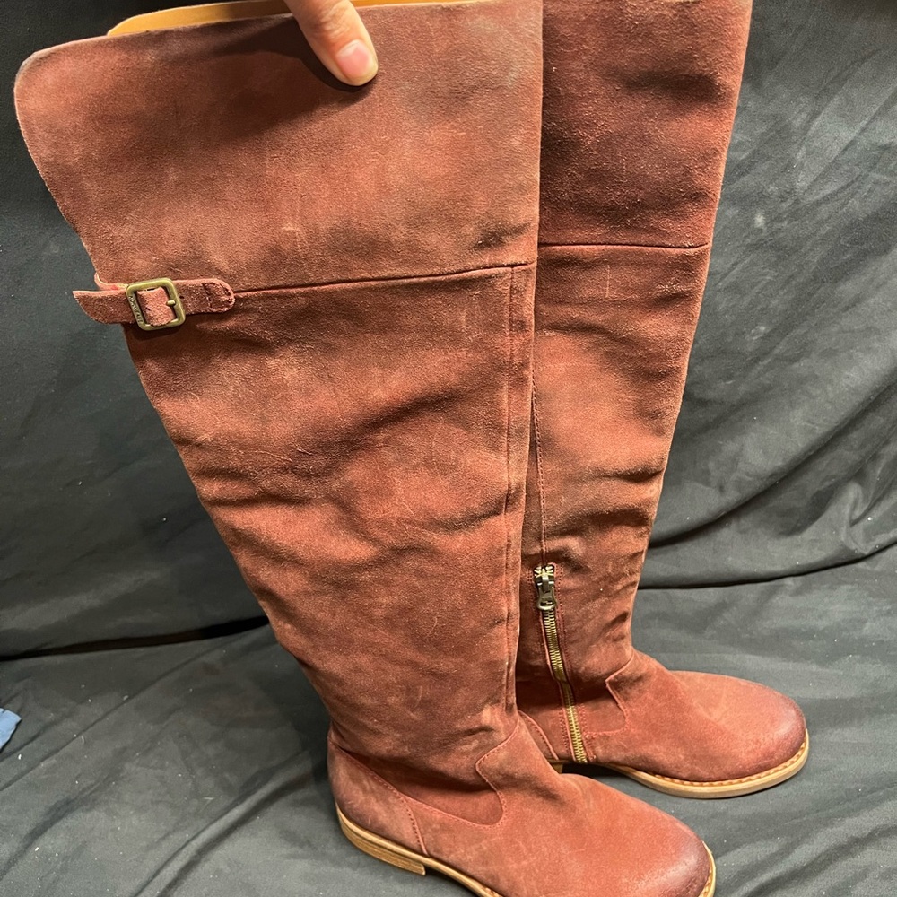 Kork Ease Addison Rust Tobacco Distressed Women’s 6 Boots
